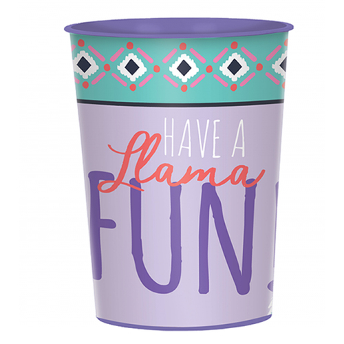 Llama Fun Party Favour Treat Cup x1 - 473ml
