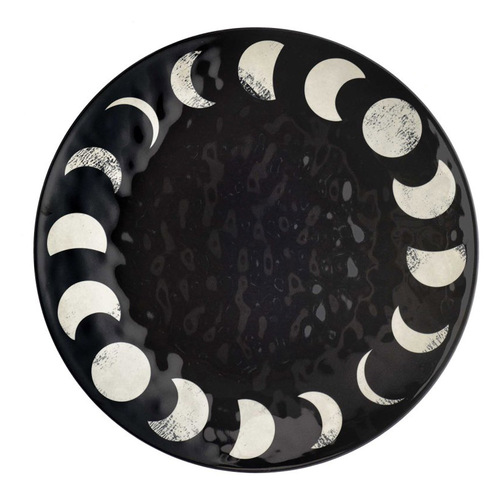 Halloween Classic Black & White Melamine Platter