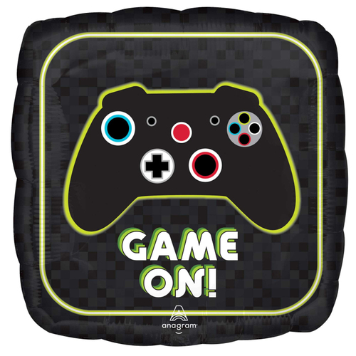 Epic Gaming Party Game On Square Foil Balloon
