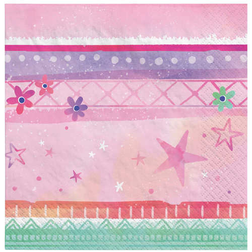 Coachella Beverage Napkins Paper 16 Pack