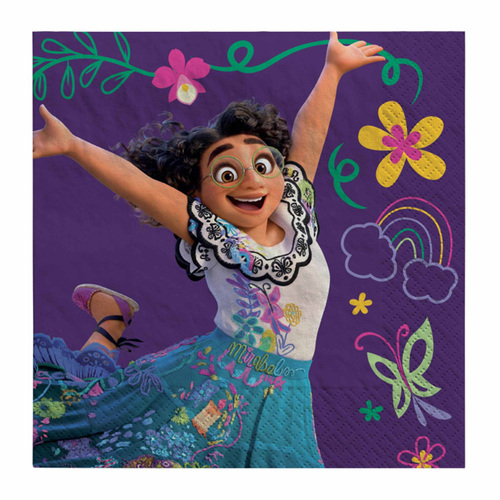 Encanto Beverage Napkins 16 Pack
