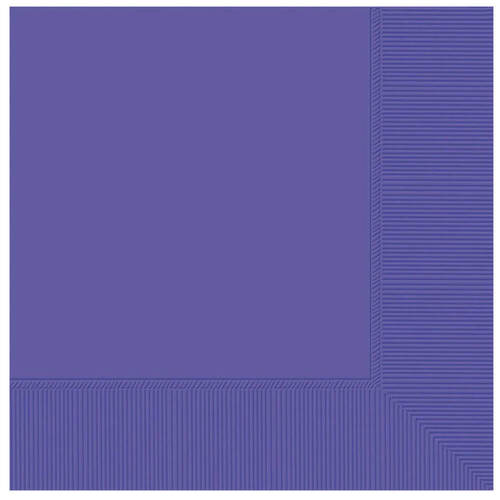 New Purple Lunch Napkins 20 Pack