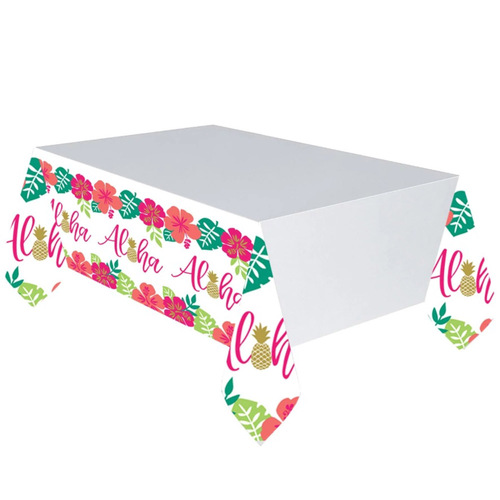 Hawaiian Luau Aloha Paper Tablecover