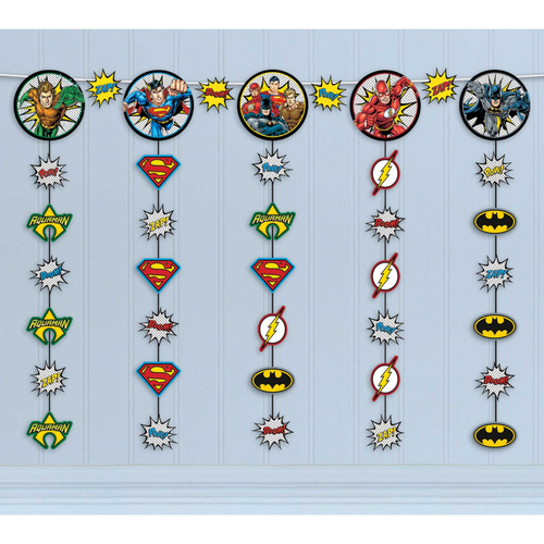 Justice League Heroes Unite Hanging String Decoration
