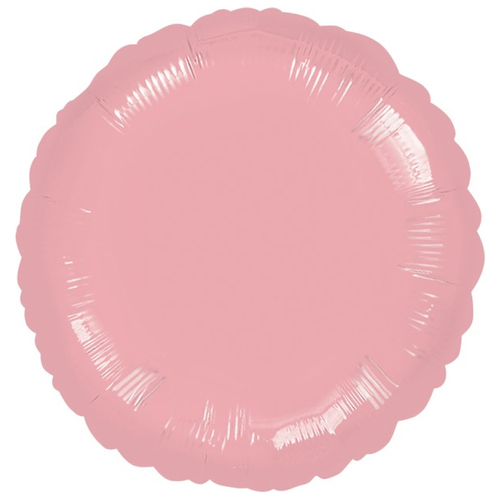 Metallic Pearl Pastel Pink Round Foil Balloon