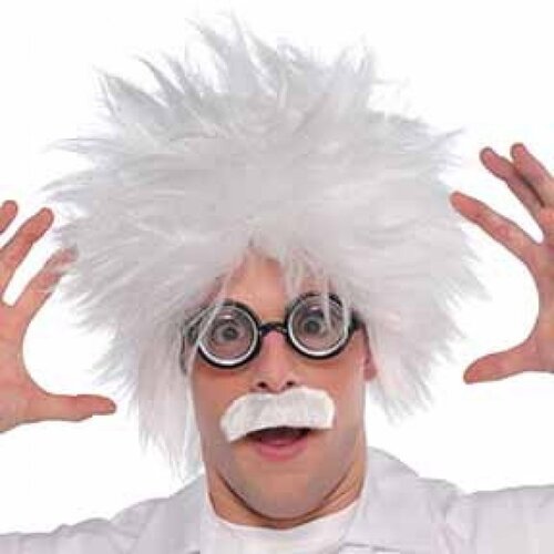 Mad Scientist Wig Kit - 3 Piece Set