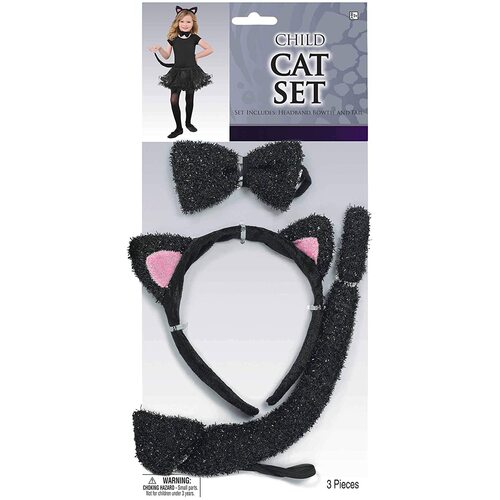 Halloween Costume Accessory Cat Set Child