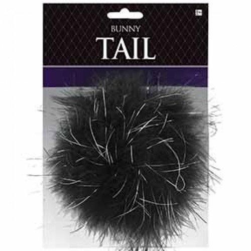 Easter Feather Black Bunny Tail x1 Costume Accessory 
