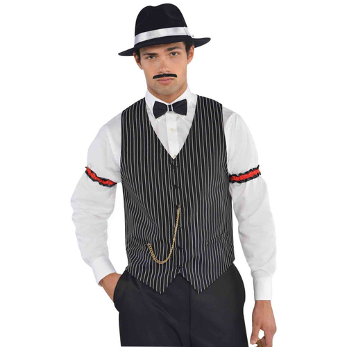 1920's Party Gangster Vest Adult Standard x1 