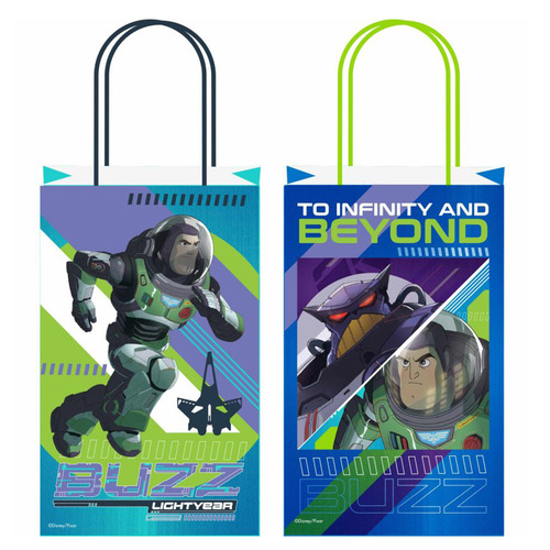 Buzz Lightyear Paper Loot Kraft Bags 8 Pack