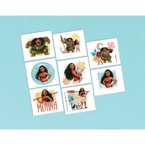 Moana Temporary Tattoo Party Favours 