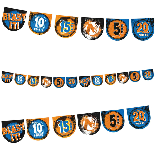 Nerf Pennant Target Banner Hanging Decoration