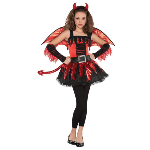 Halloween Daredevil Girls Costume 10-12 Years