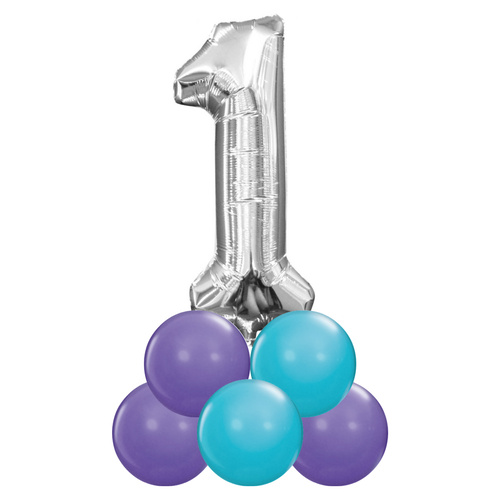 Number Balloon Table Centrepiece