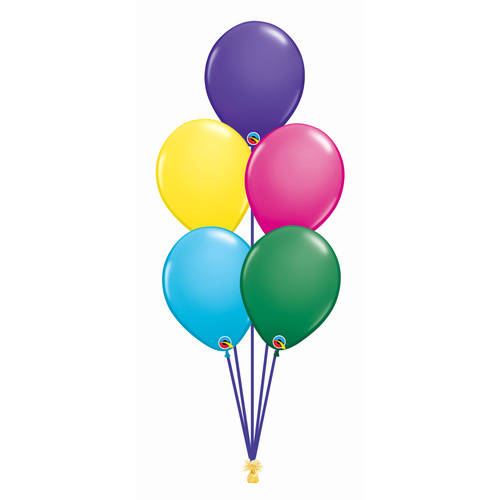 5 Plain Balloon Bouquet