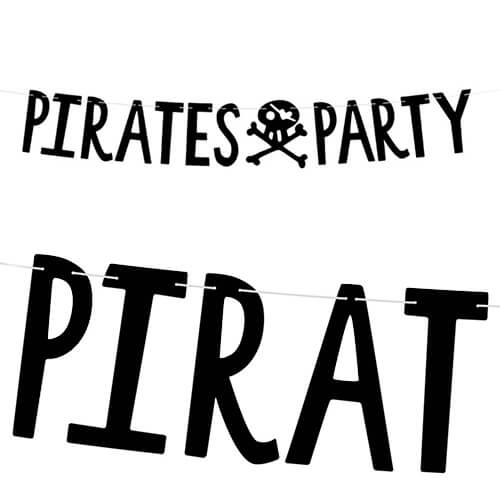Pirates Party Letter Banner
