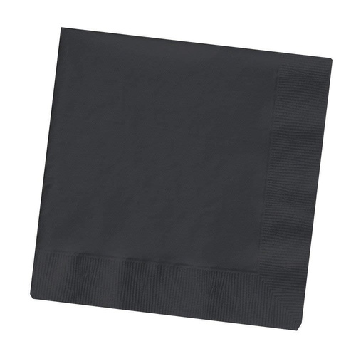 Black Velvet Lunch Napkins 20 Pack 