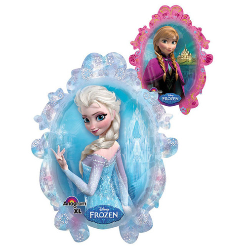 Disney Frozen Anna and Elsa Double Sided Shaped Balloon