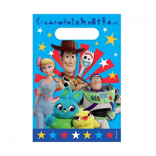 Toy Story 4 Party Supplies Loot Bags 8 Pack