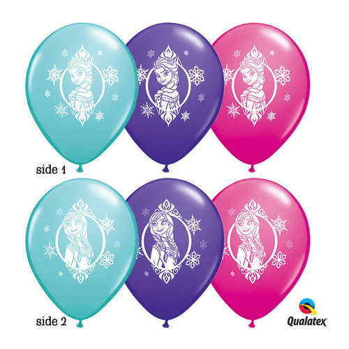 Disney Frozen Standard 1 Balloon [ Colour: Aqua ]