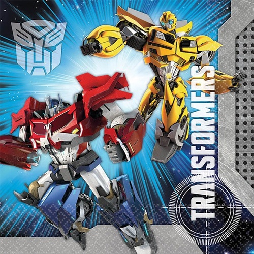 Transformers Party Supplies Lunch Napkins 16 pack