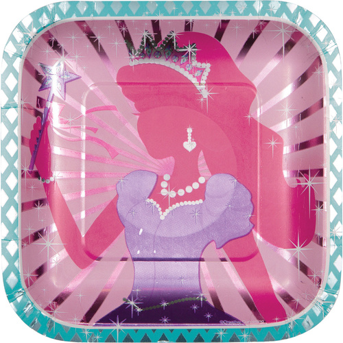 Princess Party Lunch Plate 8 Pack