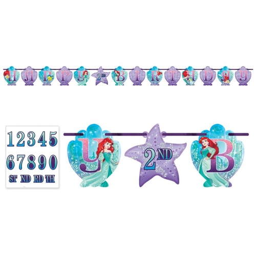 The Little Mermaid Jumbo Letter Banner Kit