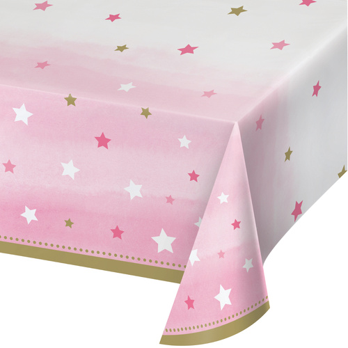 Twinkle Twinkle One Little Star Girl Tablecover