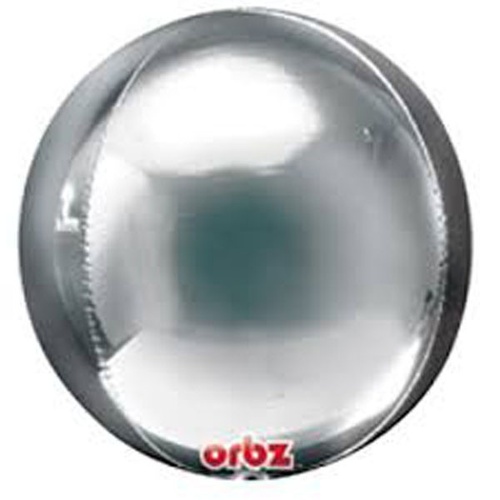 Silver Party Supplies Round Orbz Foil Balloon