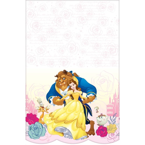 Beauty and the Beast Birthday Tablecover