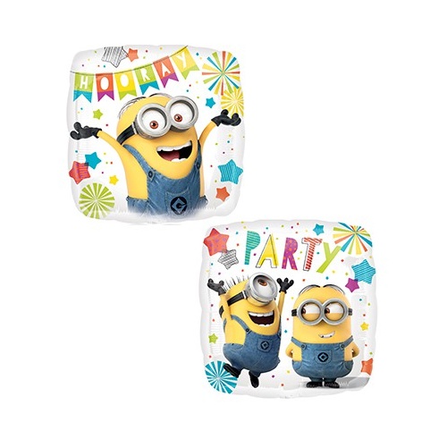 Minions Despicable Me Party Supplies 43cm Double Sided Foil Balloon