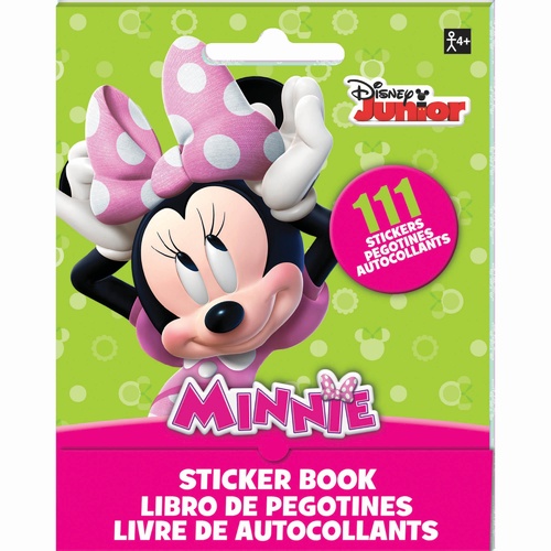Minnie Mouse Party Supplies Stickers Book