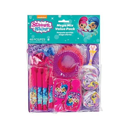 Shimmer and Shine Party Supplies Value Favour Pack 48 piece