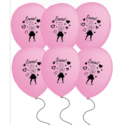 The Wiggles Party Supplies Emma Balloons 6 pack