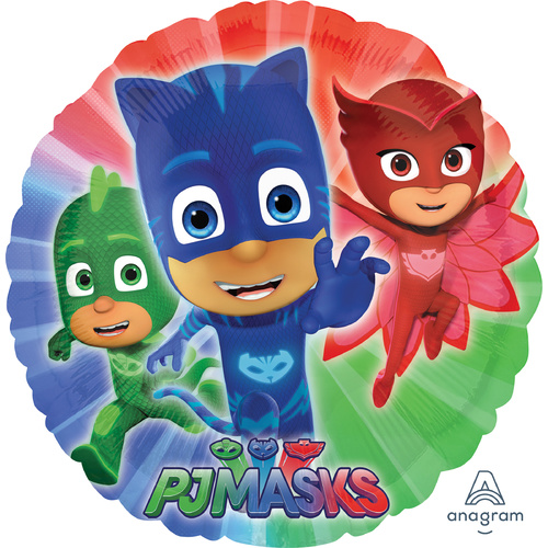 PJ Masks Party Supplies Foil Balloon Helium Quality Round