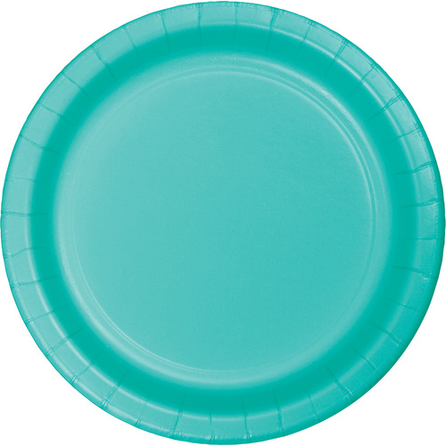 Teal Lagoon Party Supplies Lunch Plates x 24 Pack 