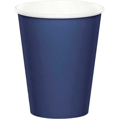 Navy Blue Party Supplies Paper Cups x 24 Pack