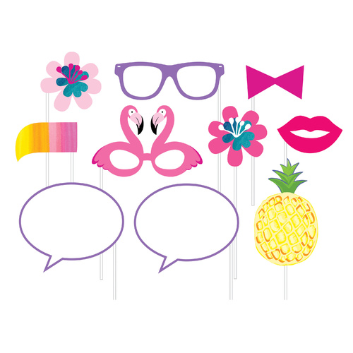 Pineapple N Friends - Photo Booth Props 10 pack