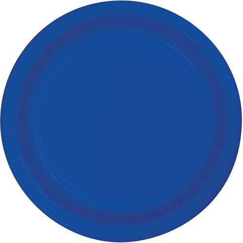 Cobalt Blue Party Supplies Lunch Plates x 24 Pack