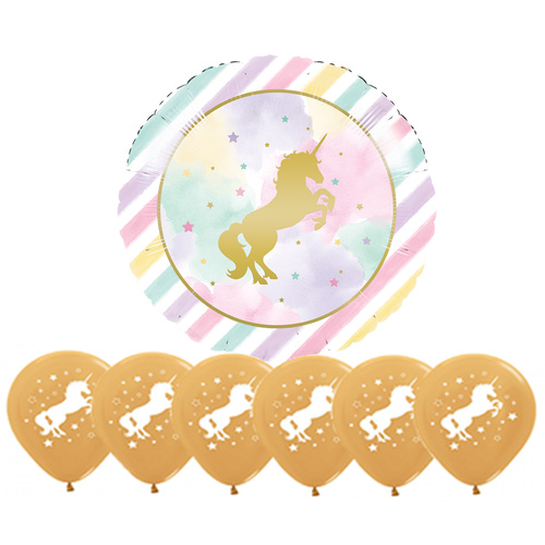 Unicorn Party Supplies - Unicorn Sparkle Balloon Pack No 1