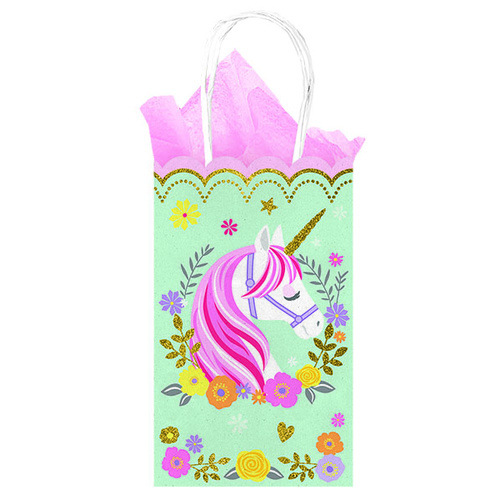 Unicorn Party Supplies Magical Unicorn Treat / Loot Bags 10 Pack