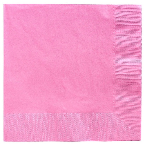 Light Pink Party Supplies - Lunch Napkins x 20 Pack