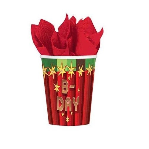 TNT Party Supplies Set of 8 Paper Cups