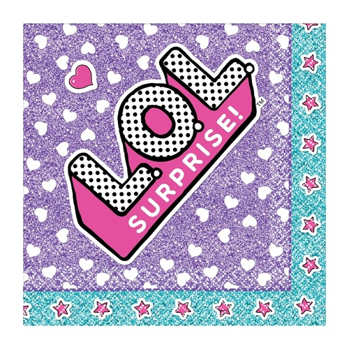 LOL Surprise Dolls Party Supplies Beverage Napkins x 16