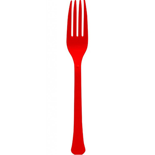Red Apple Forks 20 Pack