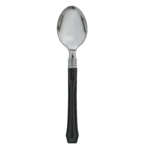 Premium Black Jet Velvet Spoons 20 Pack