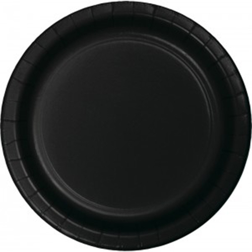 Black Velvet Plates 24 Pack