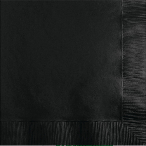 Black Velvet Napkins 50 Pack