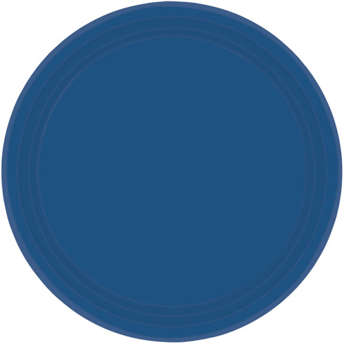 Navy Flag Blue Party Supplies Paper Lunch Desert Cake Plates 20 pack
