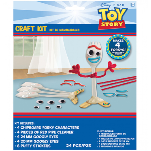 Toy Story 4 Forky Party Supplies Craft Kit 24 Pieces